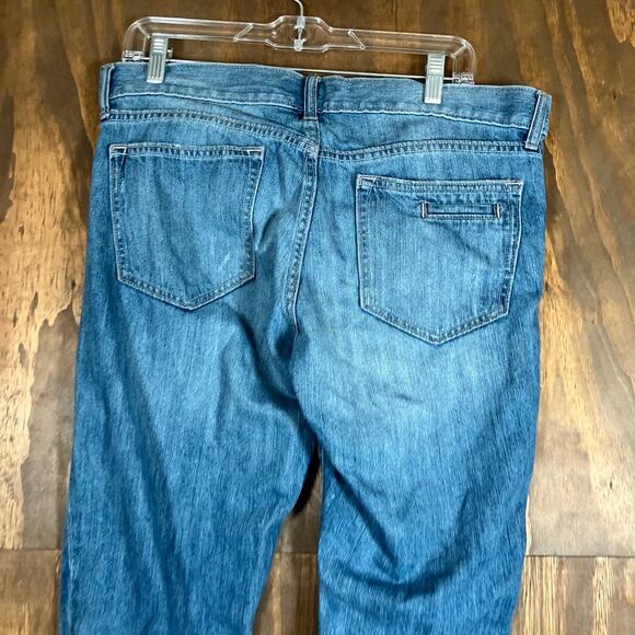 Old Navy Womens Jeans Blue Denim Mid Rise Crop Cuffed Capri 12R - Picture 10 of 11